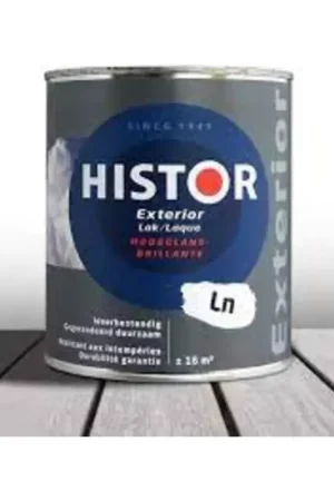 Bescherm en verfraai met Histor Exterior Lak Hoogglans Koop Vandaag